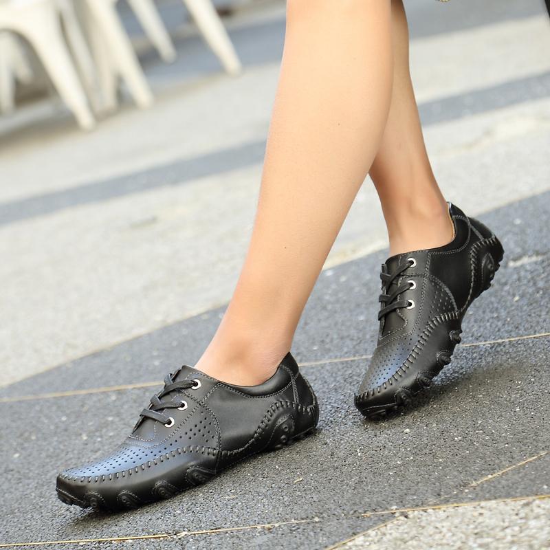 Мужская повседневная обувь из натуральной кожи в британском стиле — фото 7