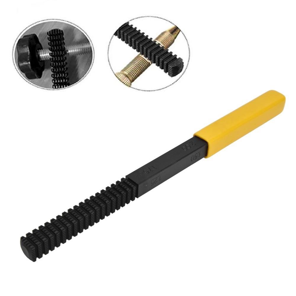 Steel Thread Restoring Tool Detachable Thread Restorer File Accessory Thread File Screws