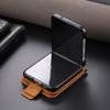 Deluxe Magnetic Adsorption Leather Fitted Case for Samsung Galaxy Z Flip 5 / Z Flip5 Flip Cover Protective Case Fundas Coque