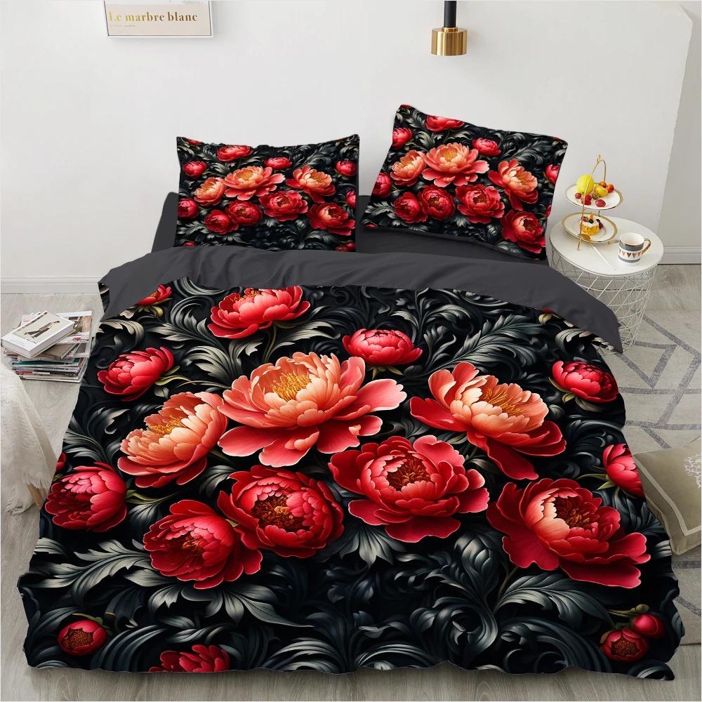 Bedding Sets 3d Duvet Cover Set 23pcs DuvetQuiltComforter Cover sets Bedding Sets bed linen Boho Damask Garden Blue butterfly