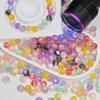 10Pcs 10mm UV Reactive Cat Eye Resin Beads Vibrant Color for DIY Necklace Bracelet Earring Handmade Jewelry Crafts