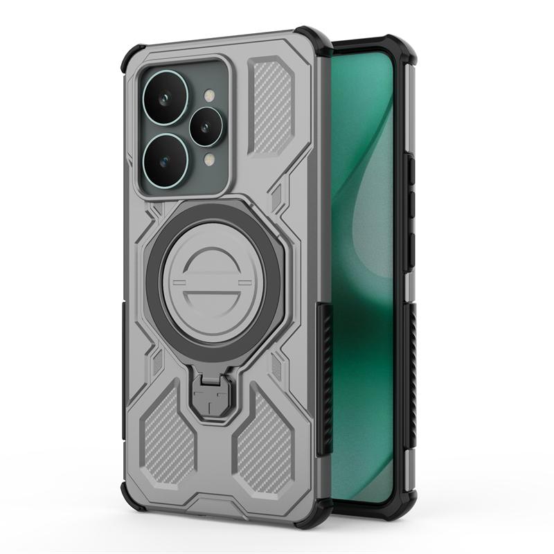 Magnetic Wireless Charge Cover For Realme 15 5G Phone Holder Armor Back Case For Realme 15 Pro Cover For Realme 15 Case 6.8 Inch