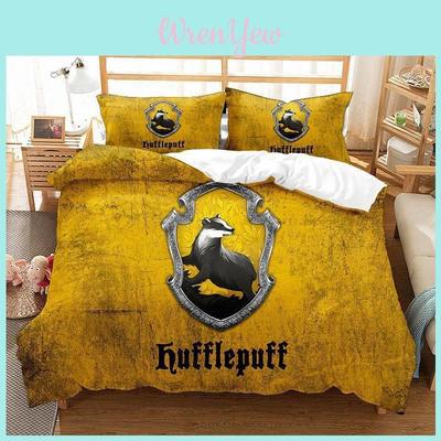 High Definition Digital Printed 3-piece Bed Sheet Set For Us Size Beds Modern Minimalist Style Bedding