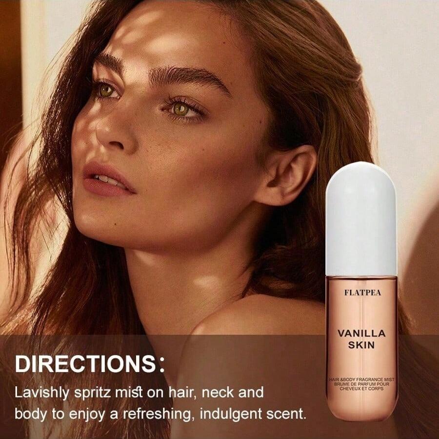 Coconut Vanilla Body Spray 50ml Alcohol-free Long-lasting Fragrance Ideal for Office Holiday Travel Essentials