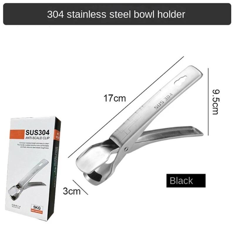 Stainless Steel Anti-scalding Bowl Clip Kitchen Household Non-slip Bowl Clip Plate Clip Casserole Steamed Dishes Multi-purpose