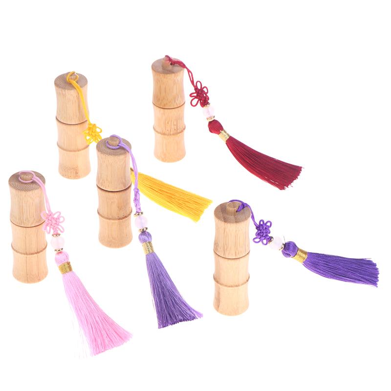 Milieuvriendelijke Bamboe Roll-on Fles Met Kwastjes Lege Tube Stalen Rollerbal Hervulbare Fles Doe-het-zelf Parfum Lipgloss Container