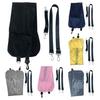 Travel Neck Pillow Stuffable with Clothes Pillow Case with Zipper Fillable Storage Bag Neck Pillow with Adjustable Strap for Airplane