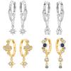 Orstarry 925 Sterling Silver Sparkling Star Tassel Drop Earrings Women Earring Birthday Party Fashion Jewelry Fine Original Gift