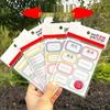 Waterproof Self-Adhesive Handwritten Memo and Name Stickers