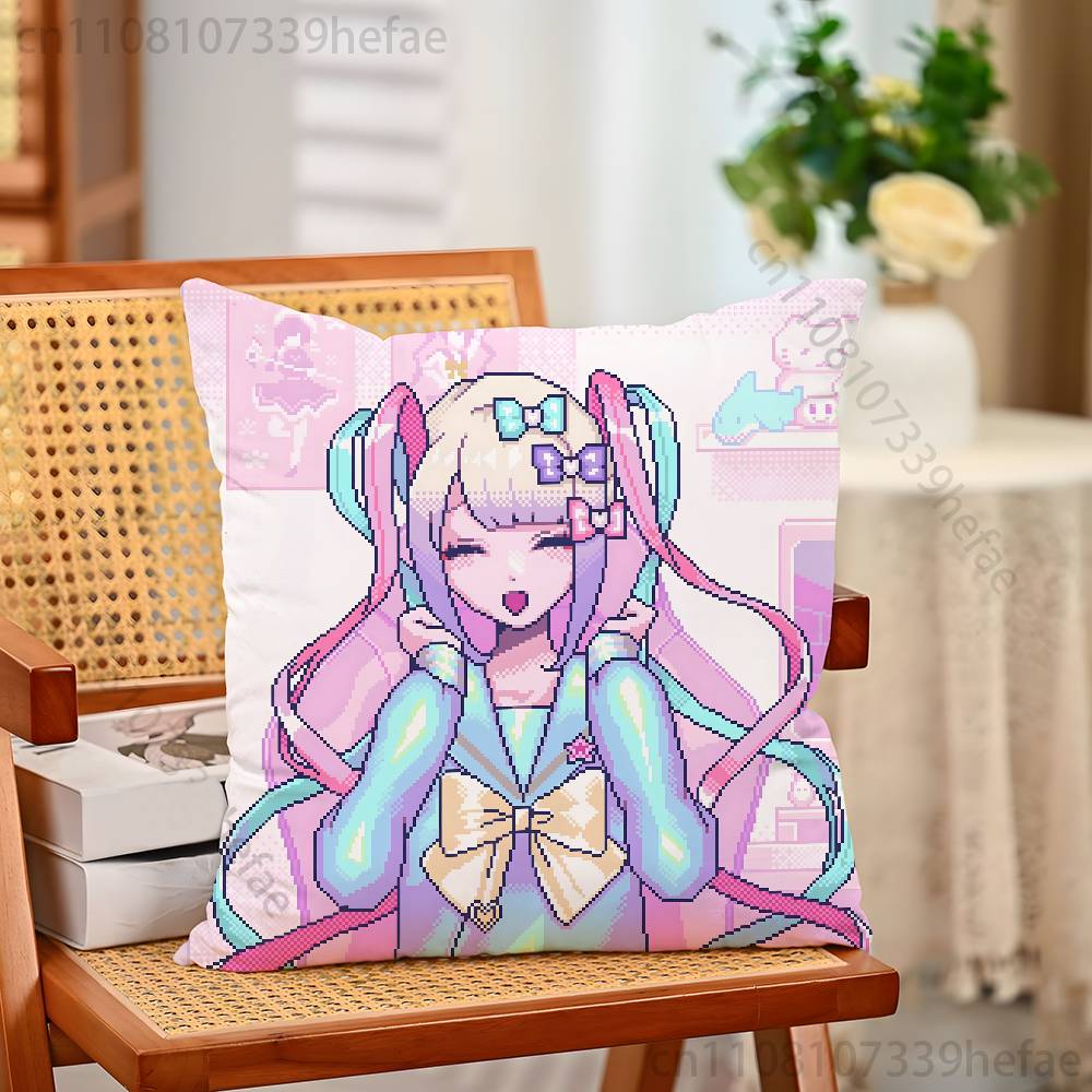 

NNeedy Streamer Overload Pillow Case Plush Pillow Cases Home Decoration Pillow Cover for Sofa Bed Chair Living Room 30x30cm