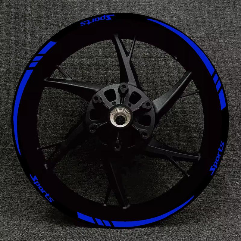 Reflective Sport Wheel Stickers for 18-21 Inch Car/Motorcycle Wheels (J100)