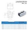 SBR Box Way Slider Machine Tool Guide Rail Linear Motion Guide – Sizes 10/12/16/20/25/30