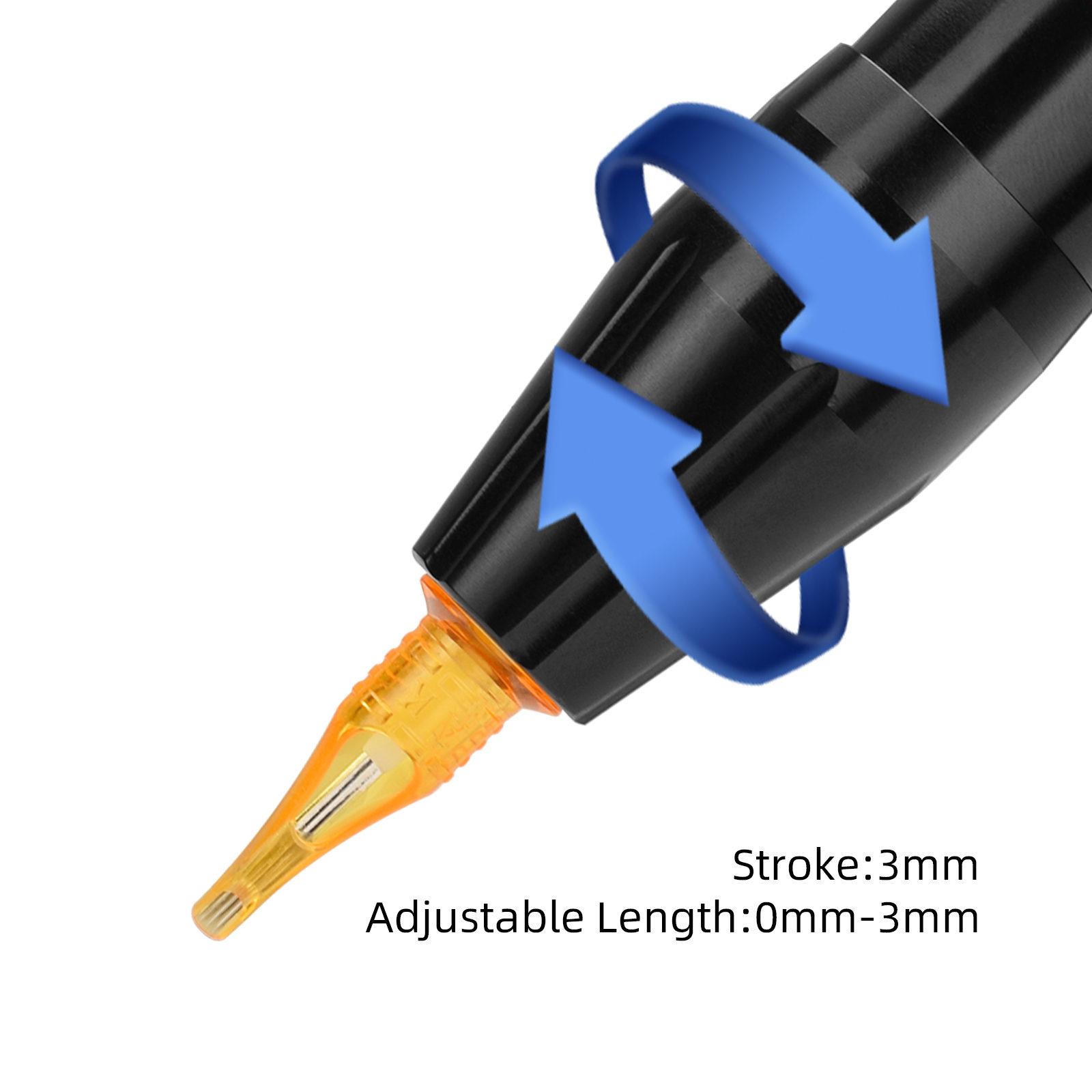 

Роторная ручка для татуировки из алюминиевого сплава ATOMUS, короткая тату-машинка Penstyle, шейдерный лайнер, мощность двигателя