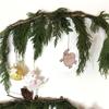 150Pcs Christmas Decoration Wood Slices Premium Hanging Pendants for Tree Wall Door Porch Decor Xmas Ornament Home Garden Party