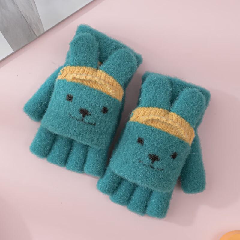 Cartoon Bunny Flip-Top Gloves