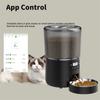 Sangelar Vollautomatischer Futterautomat für Katzen und Hunde, 4 l Fassungsvermögen, WLAN-Versionen, regelmäßige Tagesration
