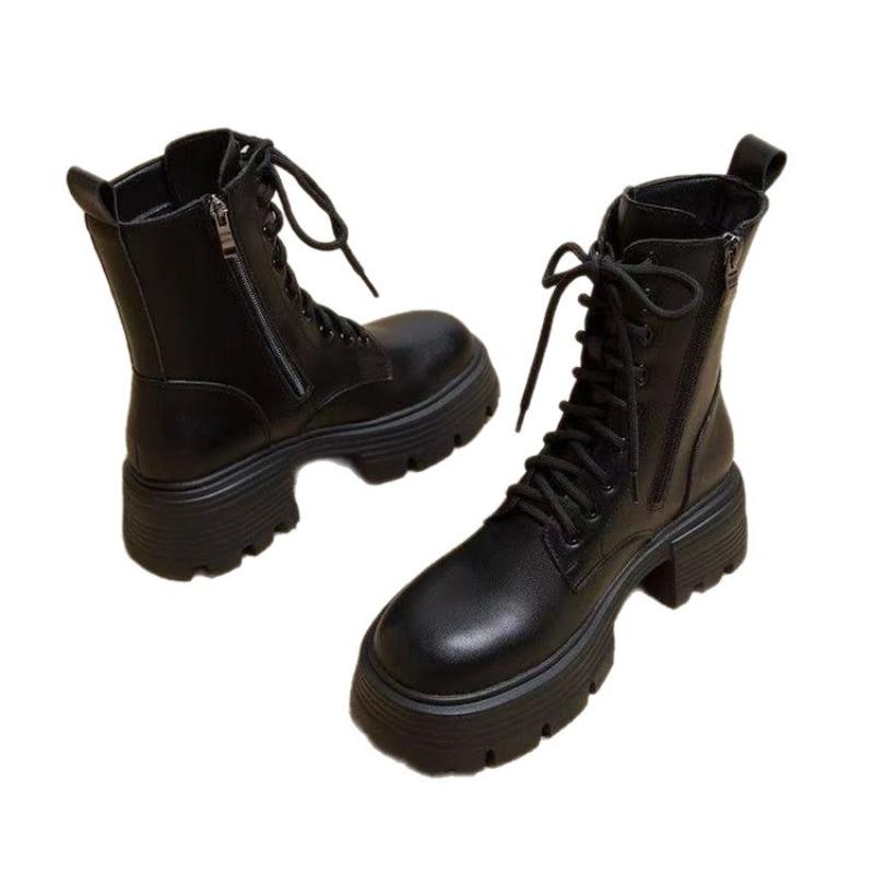 

Новая женская обувь: Ботильоны на толстой подошве, увеличивающие рост, и стройнящие ботильоны на высоком каблуке 40 чёрный