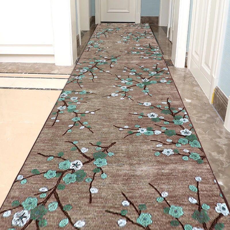 Nordic Style Living Room Hall Carpet Long Runner Hallway Corridor Rugs Kitchen Mat Anti-slip Doormat National Bedroom Area Rug