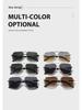 2273 Retro UV400 Double Beam Aviator Sunglasses - European & American Sports Style