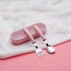 Baby Tableware Set Children Utensil Toddler Dinnerware Cutlery Infant Food Feeding Kids Spoon Fork