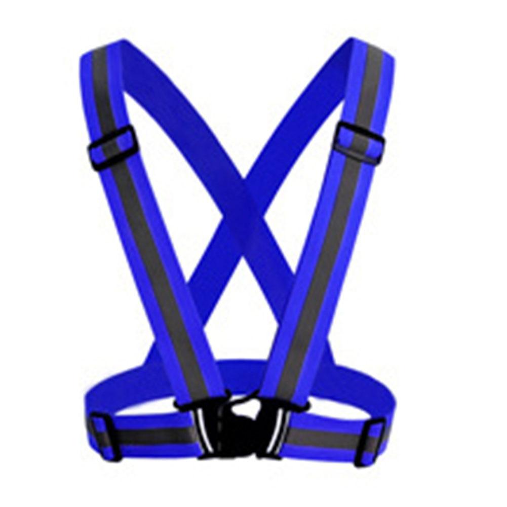 Verstellbare V-Form Reflektierende Sicherheitsweste Leuchtender Elastischer Gürtel für Nachtlauf Radfahren Sport Outdoor Kleidung