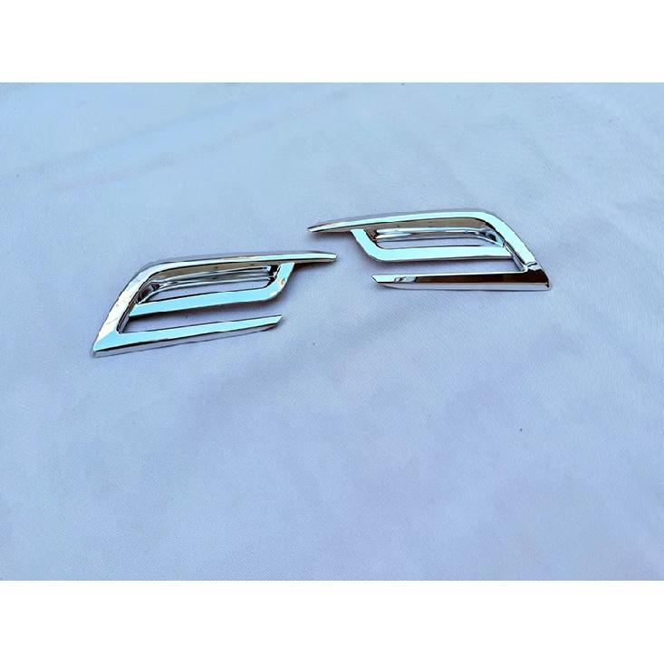 For Toyota Grand Highlander 2024 2025 2026 ABS Chrome Rear Reflector Fog Light Lamp Cover Trim Bezel Frame Styling Garnish