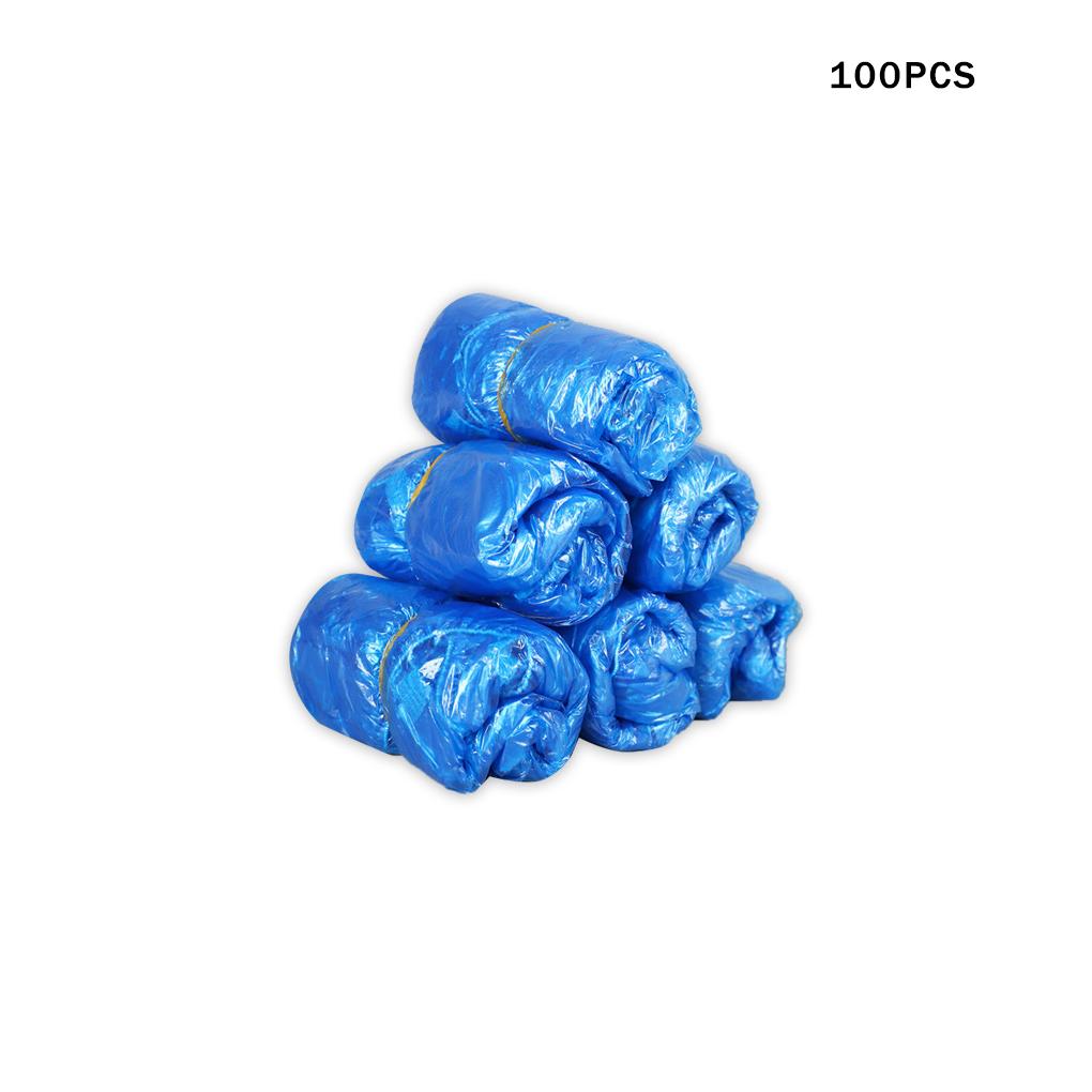 100 Pair Unisex Shoe Waterproof Cover Portable Travelling Anti-skid Outdoor Universal Accessory Covers Walking Guard