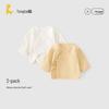 Tongtai Newborn Baby Ribbed Long-Sleeve Bodysuit 2-Pack