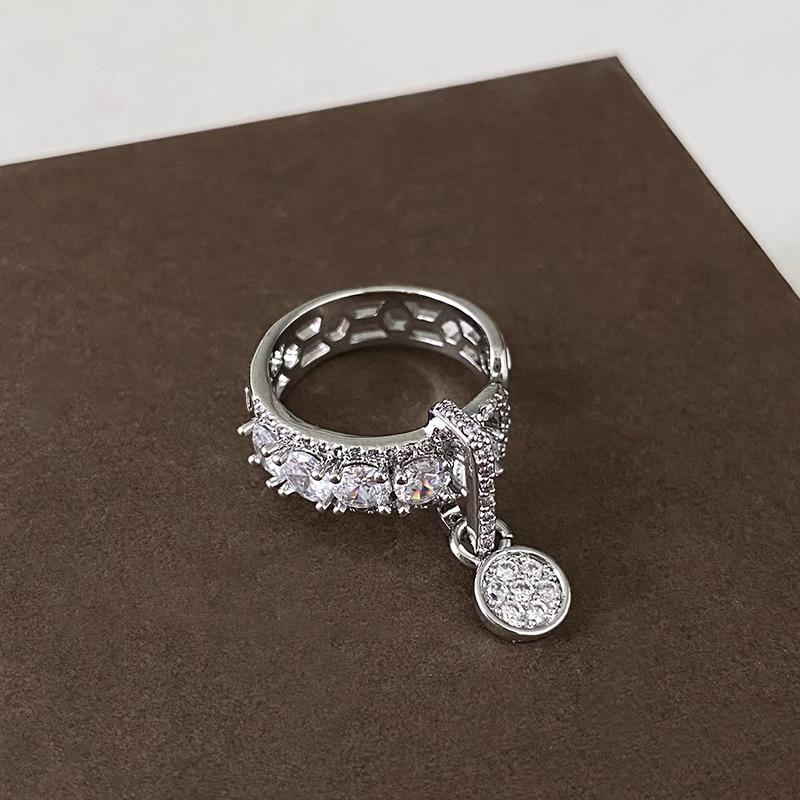 

Elegant Trendy And Womens Adjustable Ring With Dazzling Zirconia Accents For 2023