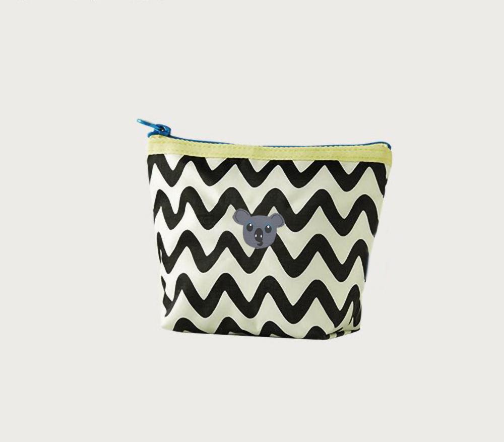 

Portable Women s Makeup Mini Travel Bag with Card Holder & Coin Purse Embroidered Pattern Changed to Print