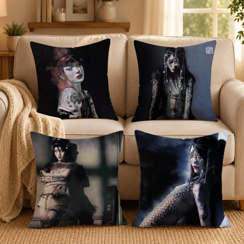 Singer Y‑Yeule Cushion Cover Double-Sided Printed Pillow Cover Hypoallergenic Dust-Mite Proof