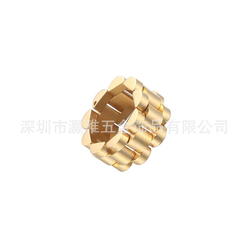 Adjustable Link Chain Bracelet Women Titanium Steel Geometric Design Vacuum Plated Detachable Stainless Jewelry