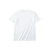 Anta All-Weather Series Solid Color Crew Neck Pullover Brand Logo National Flag Letter Print Short Sleeve T-Shirt Men T-Shirt White 152220115-3