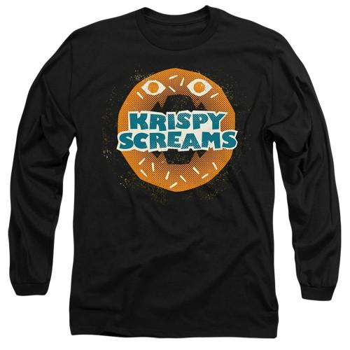 Monsters at Work Unisex Adult Krispy Screams Doughnut T-Shirt