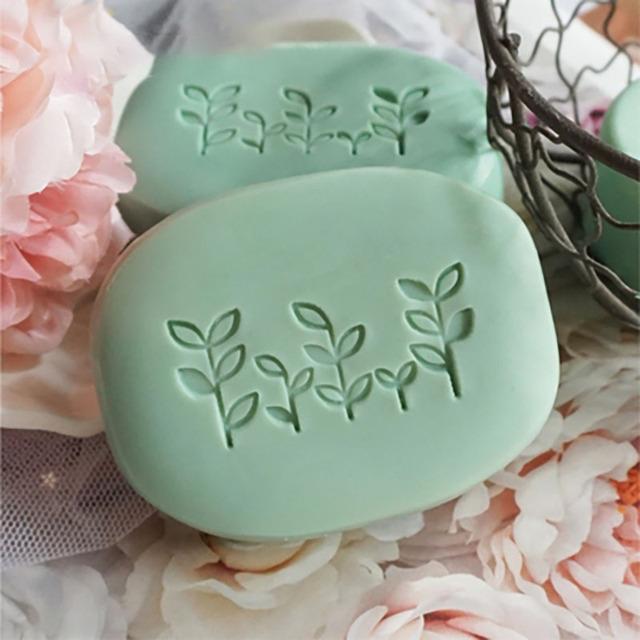 Molde Carimbo Personalizado para Sabão, Selo de Vedação para DIY, Suprimentos para Fazer Sabão Artesanal, Kits de Ferramentas, Série de Flores Letras Inglesas