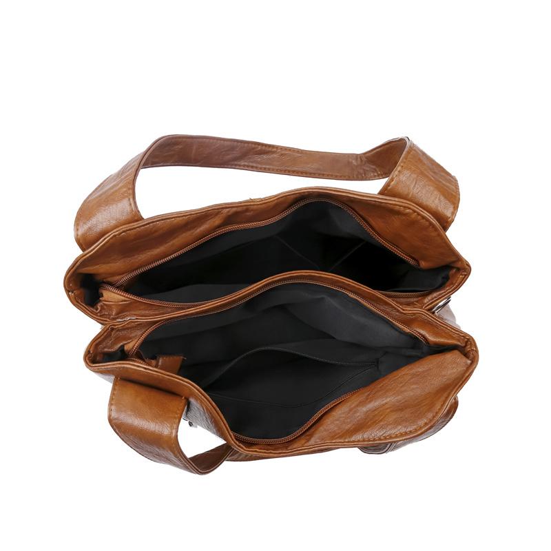 Dámská taška přes rameno z měkké kůže