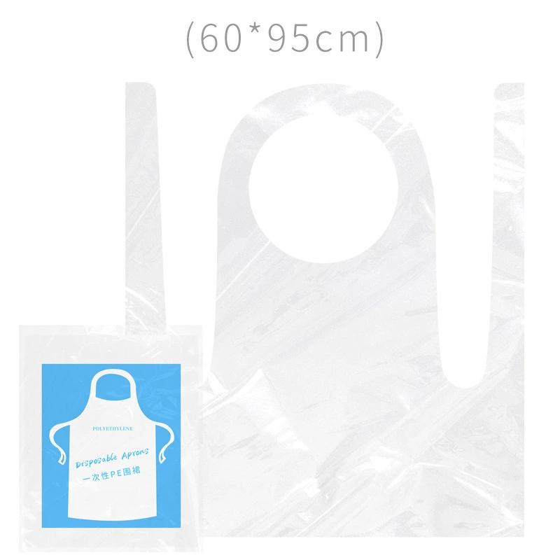10/20pcs Multipurpose Kids Disposable Aprons Waterproof Proof Plastic Painting Apron Men Women Kitchen Protection Accessories