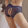 Open Crotch Panties for Sex Lace Transparent Underwear Women Open Crotch Briefs Sexy Lingerie Stretch Thongs Female Plus Size