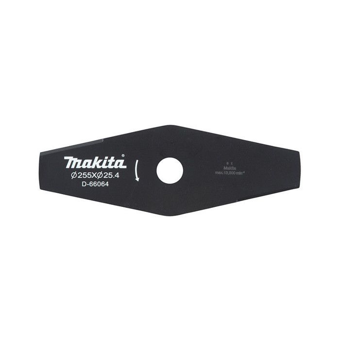 Lame 2 dents 255 25,4mm pour débroussailleuse dur368/369 - makita d-66064