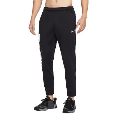 Therma-Fit Solid Color Letter Lace-Up Fleece Sports Long Pants Men Bottoms IF2195-010