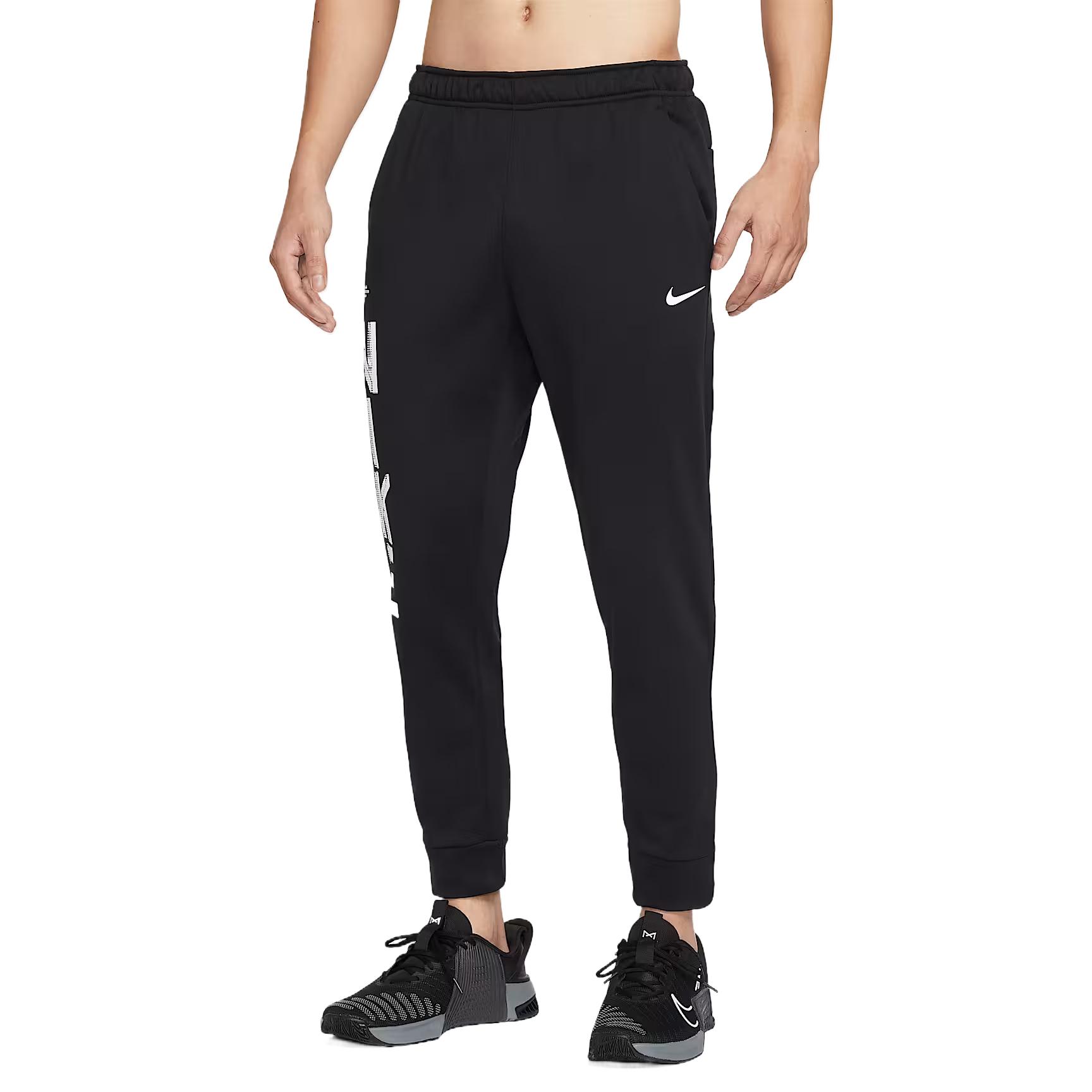 

Nike Therma-Fit Однотонные Спортивные Флисовые Длинные Брюки на Шнуровке Мужские низ IF2195-010 M
