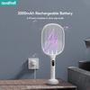 2026 Trending Electric Fly Swatter ABS Bug Zapper Racket 4000V 2000mAh Mosquito Killer Swatter Home Garden Office  ODM
