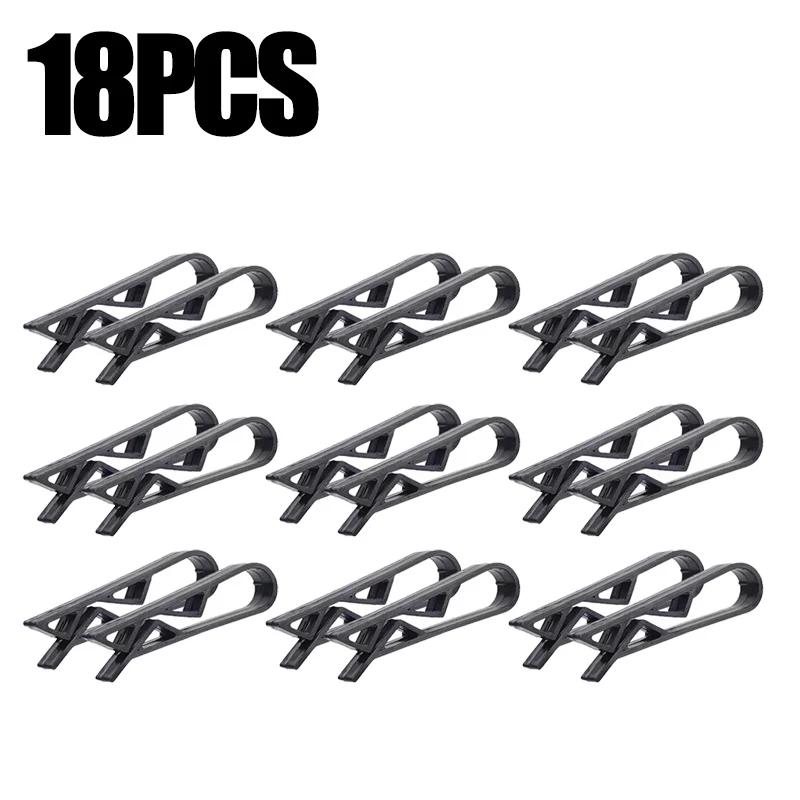 50/2Pcs Waste Bin Fixed Clip Kitchen Snack Bags Sealing Clamp Trash Garbage Bag Clips Anti-Slip Holder Household Storage Tools