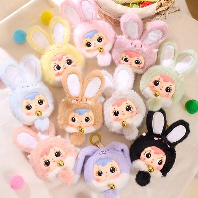 Three Little Hairs Lucky Rabbit Plush - Cute Bedroom Decoration
