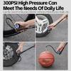 WEST BIKING 300PSI Bicycle Pump LCD Digital Diaplay Air Pressure Gauge Bike Pump Portable Tire Infalator MTB Cycling Equipment