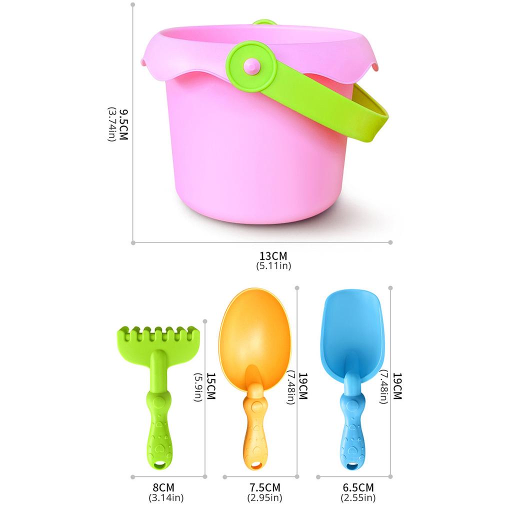 Beach Toy Summer Beach Play Set for Kids Water and Sand Toy Bucket Set for Outdoor Fun Bucket and Tool