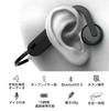 Salerno Air Conduction Wireless Earbuds with 15 Hours of Playtime Open-Ear (Black)