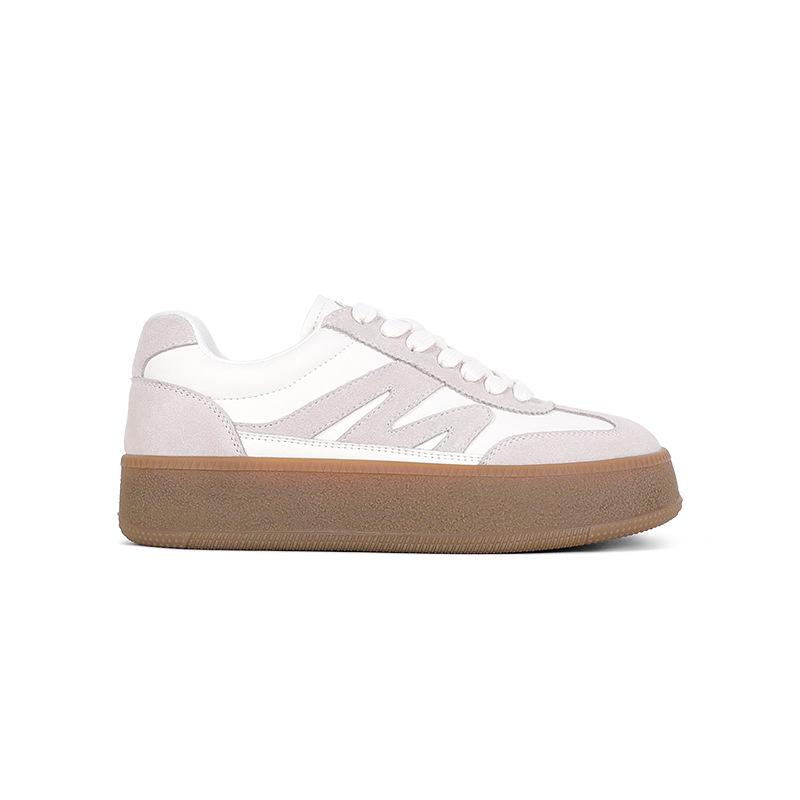 

Cowhide version~ Su Yinyin, the same thick-soled height increase 2025 German training shoes, board shoes for women 2025 spring sports breathable le 35