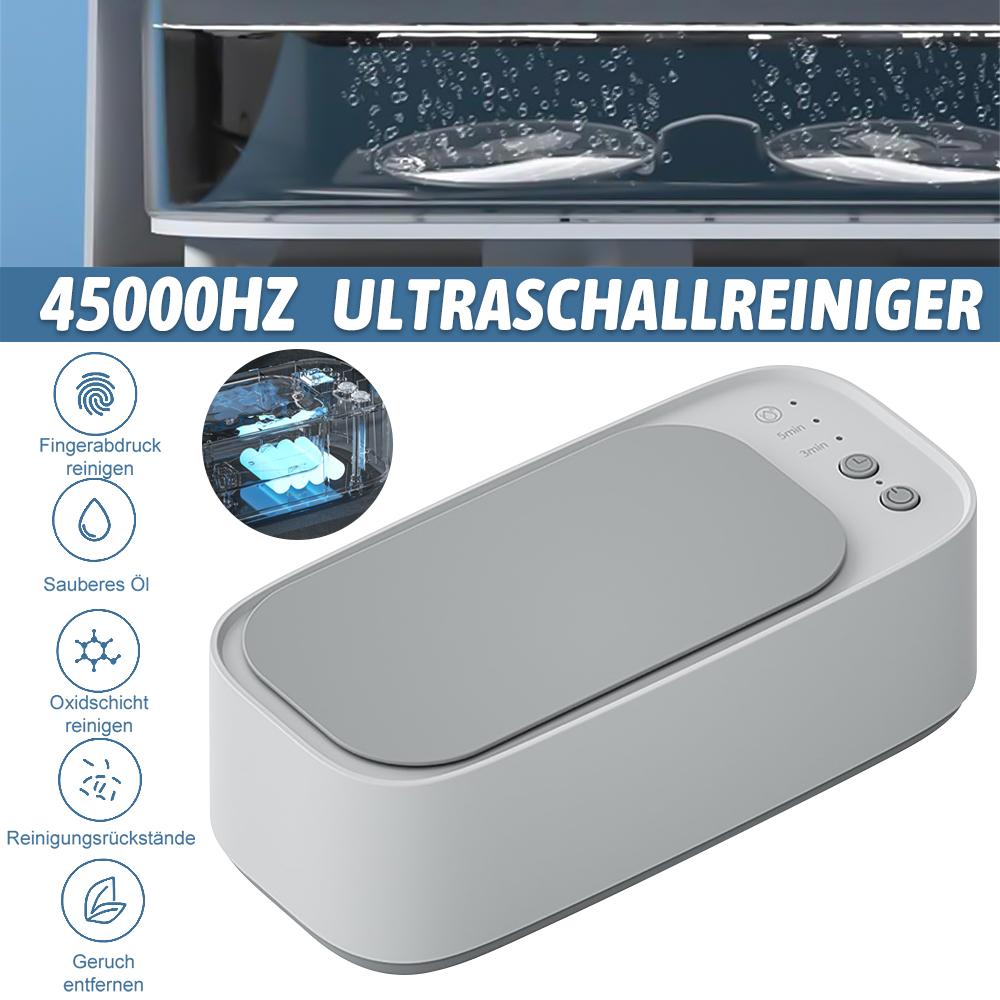 45Khz Ultrasonic Cleaning Machine 3-speed Timer High Frequency Vibration Wash Cleaner for Ring Eyewear Watch & Accessories