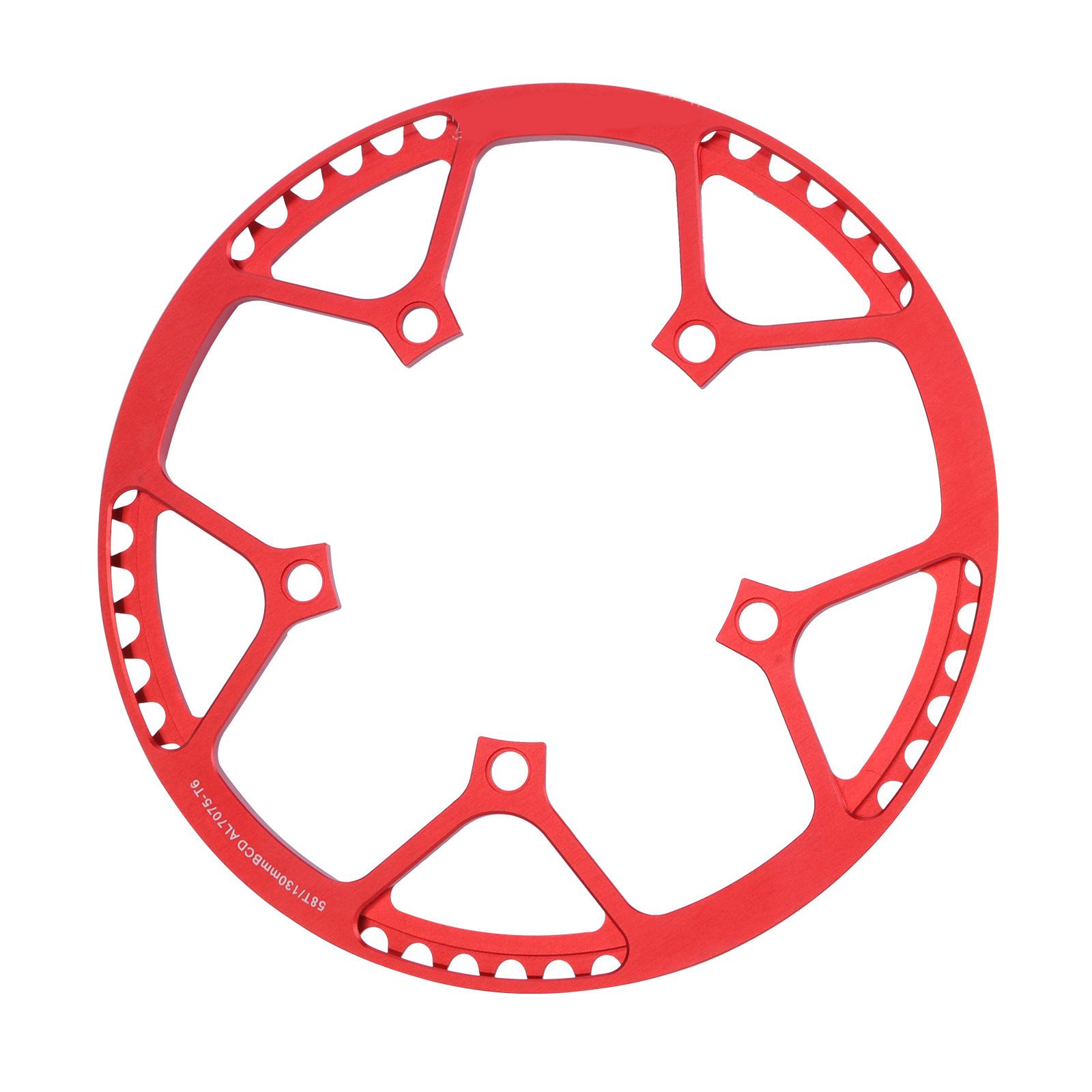 

Складные велосипеды Звезда 130мм BCD 45T 47T 53T 56T 58T Алюминиевый сплав Шатуны Hollowtech Замены 58 красный